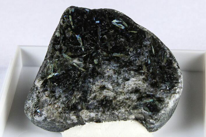 Tumbled, Flashy Nuummite Stone - Finland #380594